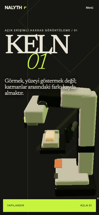 NALYTH KELN 01 mobil hero görünümü